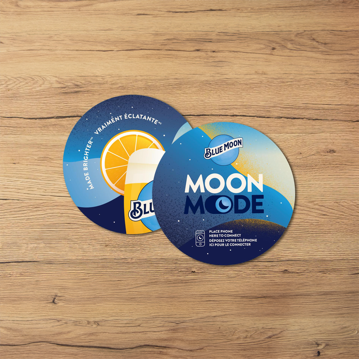 Blue Moon Smart Coasters